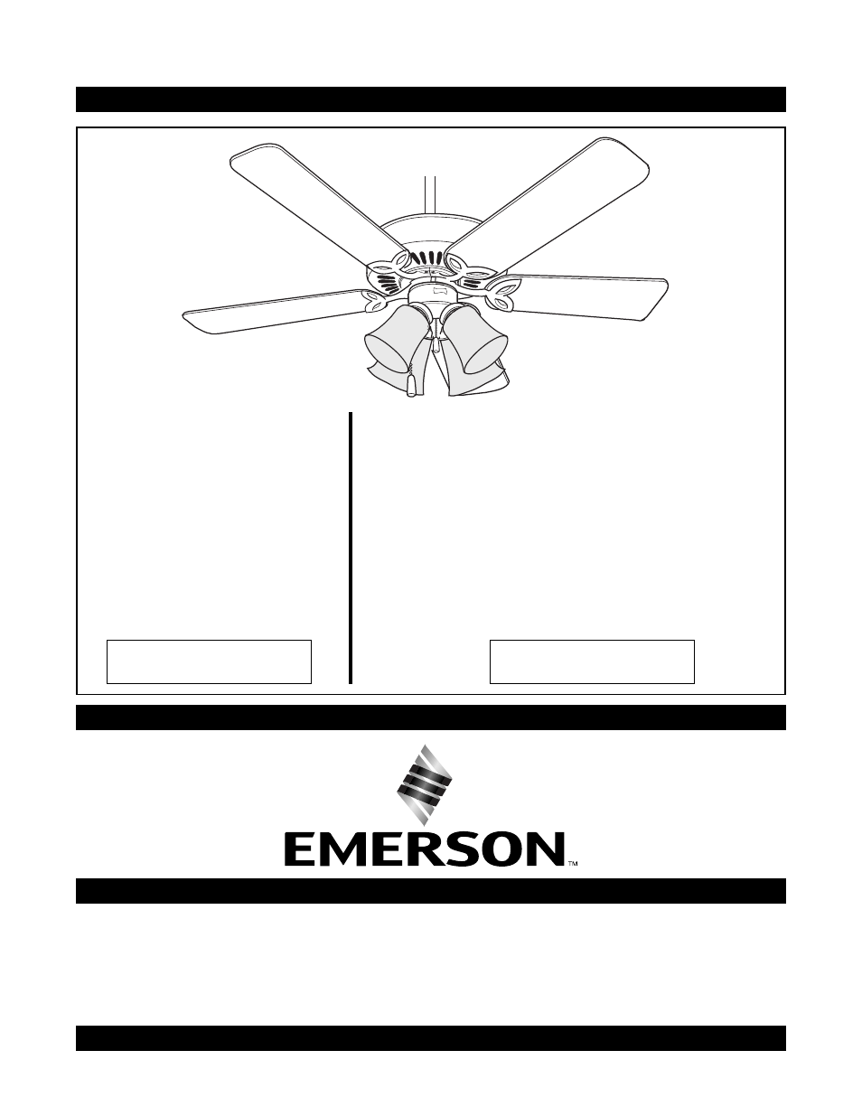 Emerson CF711AW01 User Manual | 12 pages