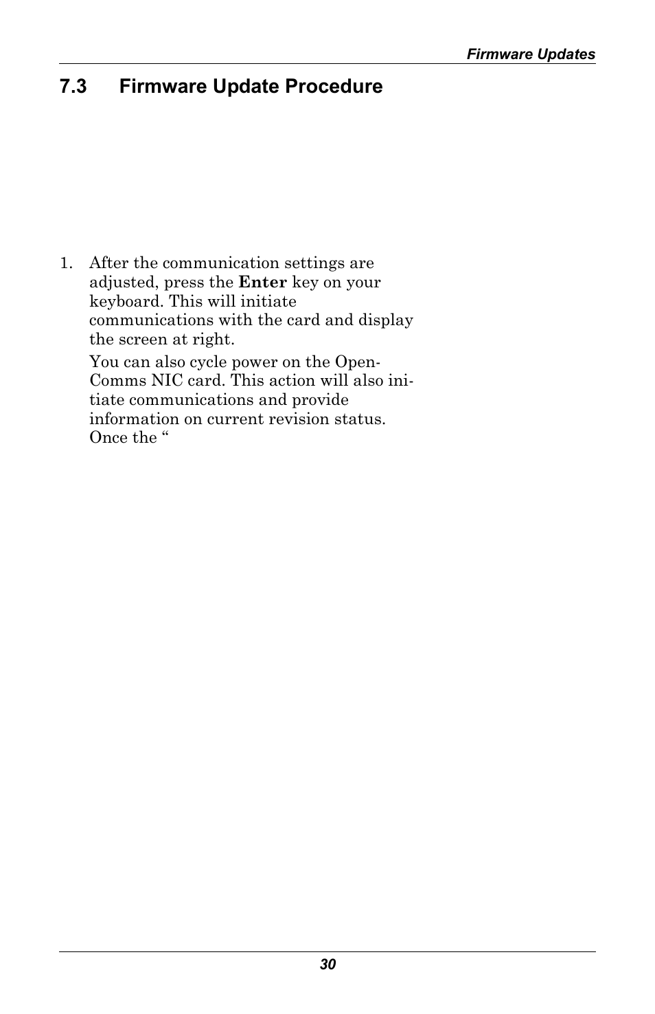 3 firmware update procedure, Firmware update procedure | Emerson MONITORING OpenComms User Manual | Page 36 / 56