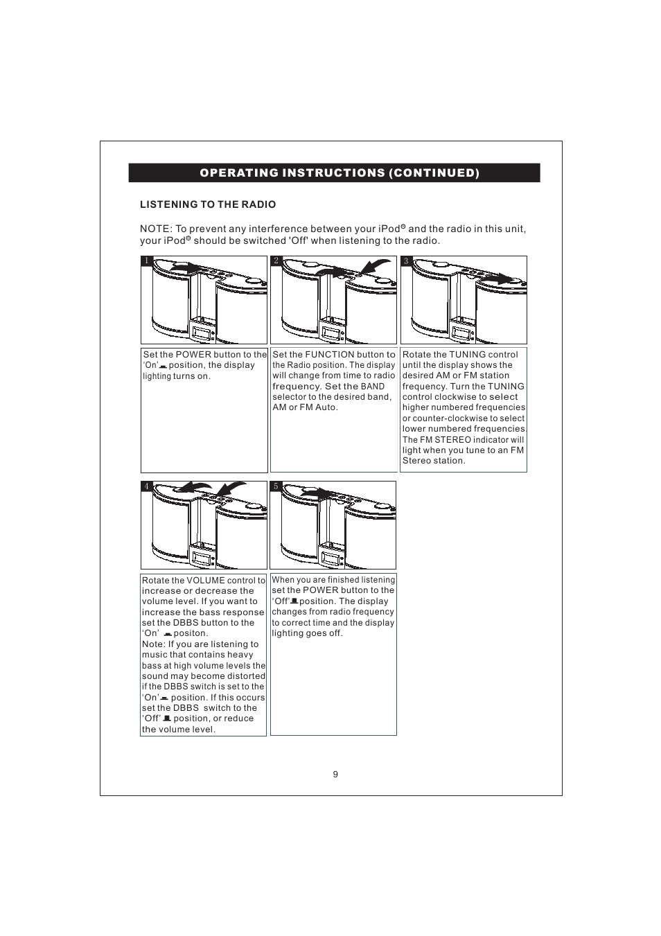 Emerson Radio iP100 User Manual | Page 10 / 18