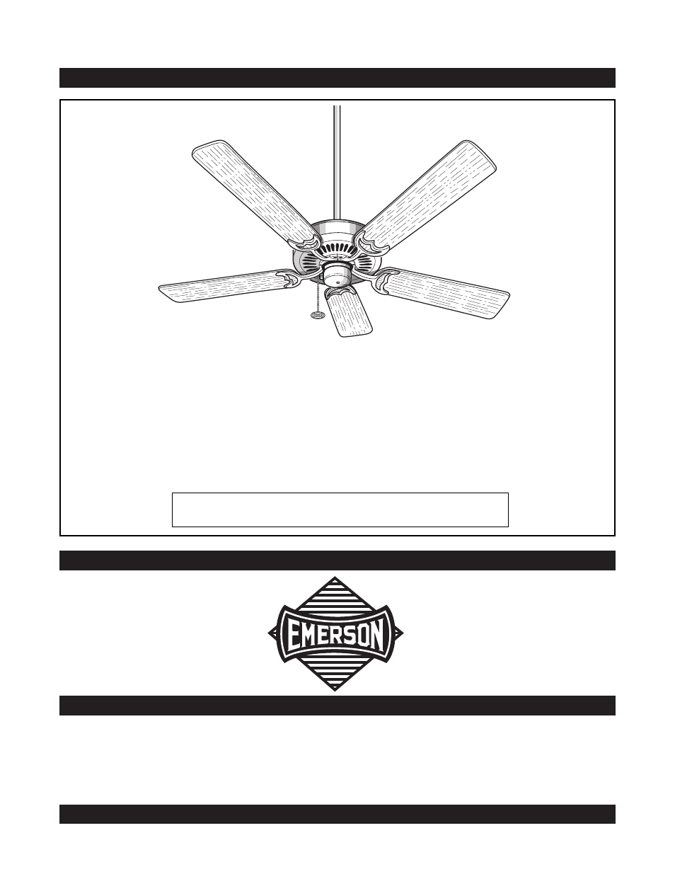 Emerson CF3900OB01 User Manual | 12 pages