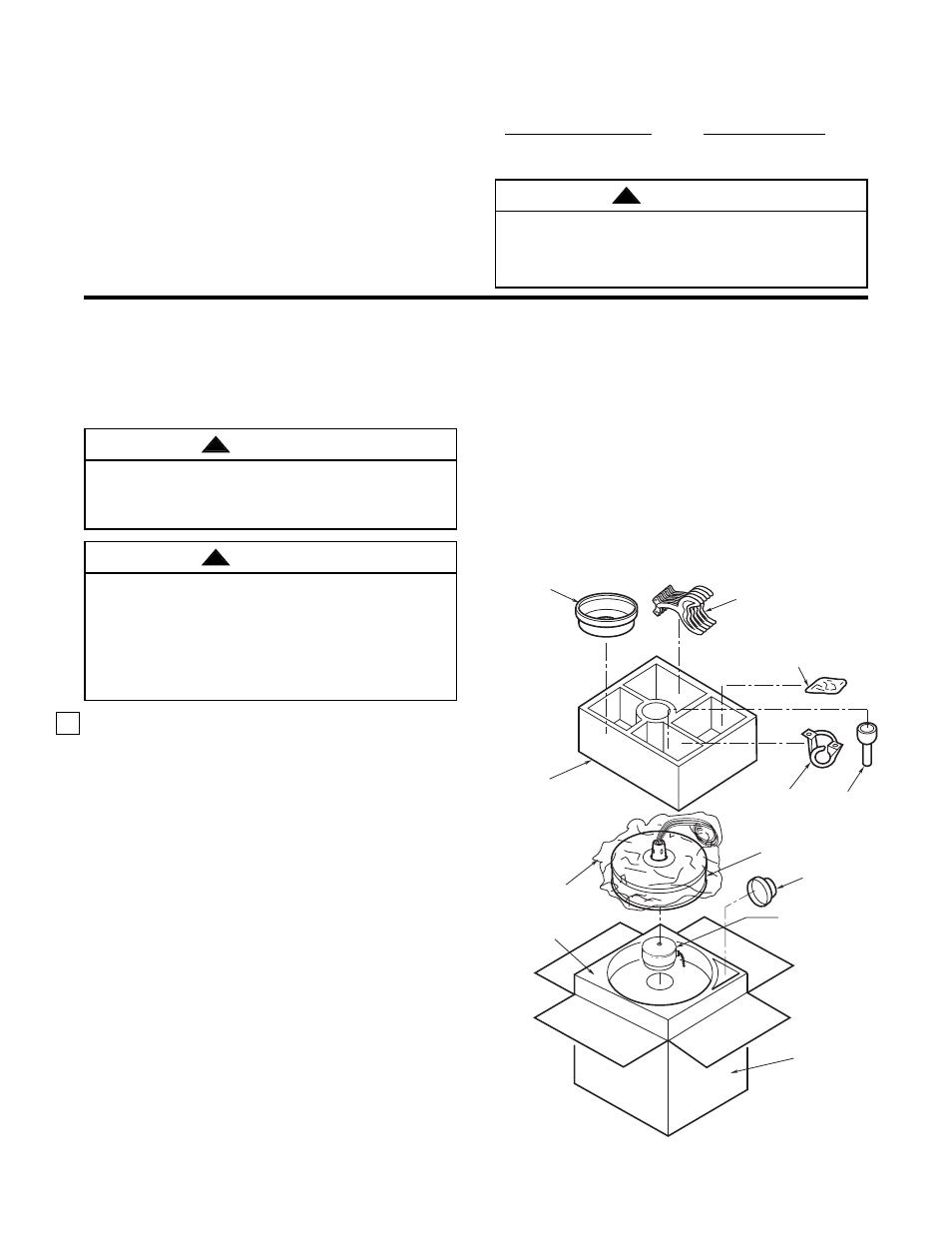 Unpacking and assembly instructions, Tools needed for assembly, Materials | Emerson CF3900OB01 User Manual | Page 4 / 12