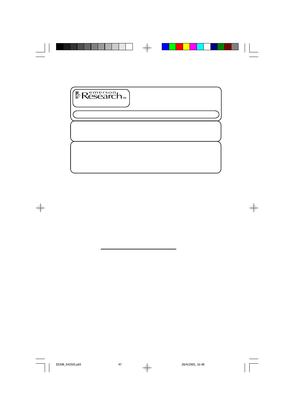 Emerson Radio ES398 User Manual | Page 22 / 24