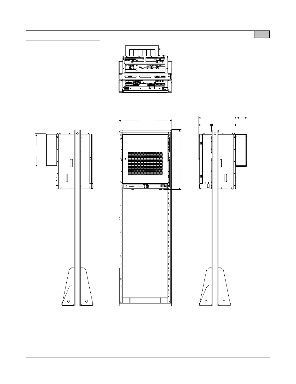 List 23 (three bus row cabinet) | Emerson SAG581126000 User Manual | Page 110 / 123