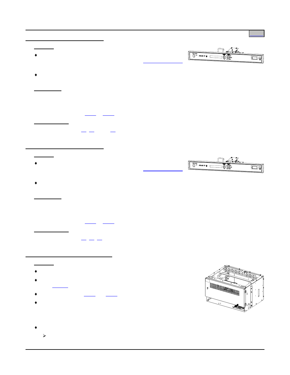 List 12: mca (special application), List 13: mca (special application), List 21: one-row distribution cabinet | Mca (special, Application), Mca (special application), Row distribution cabinet | Emerson SAG581126000 User Manual | Page 20 / 123