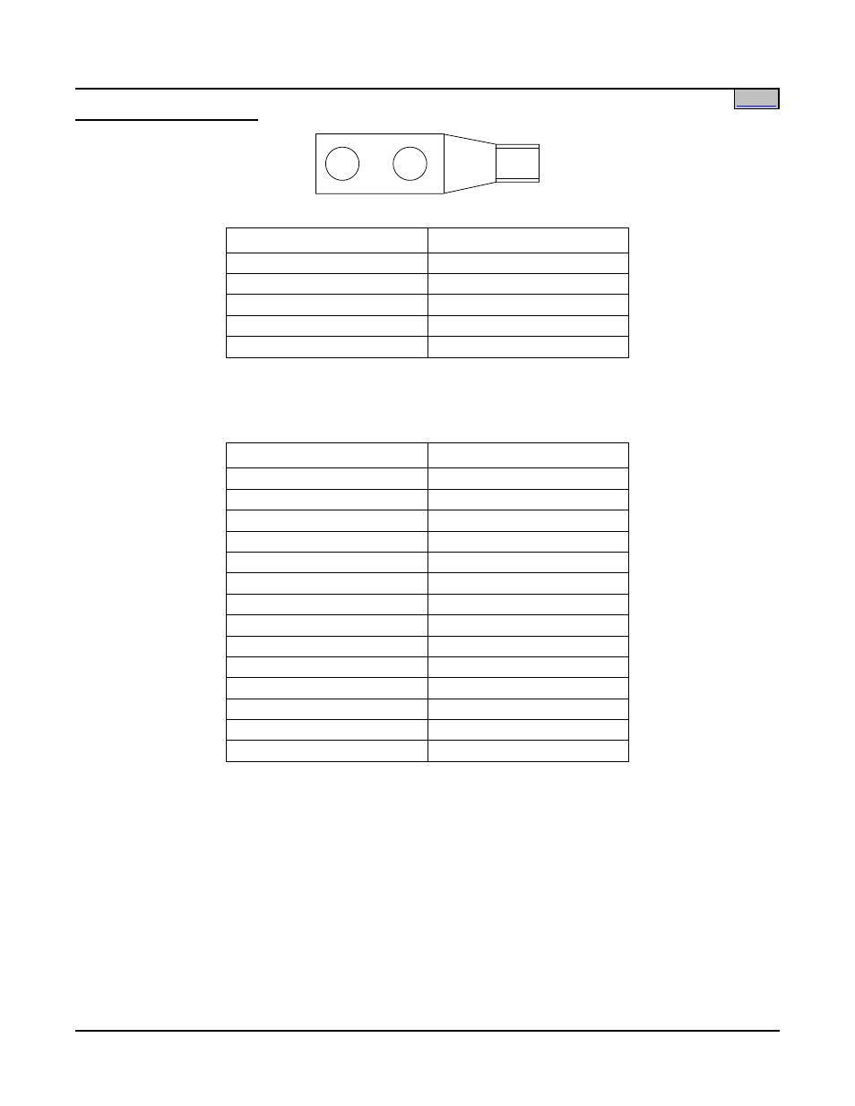 Standard crimp lug tables, Sted in table | Emerson SAG581126000 User Manual | Page 84 / 123