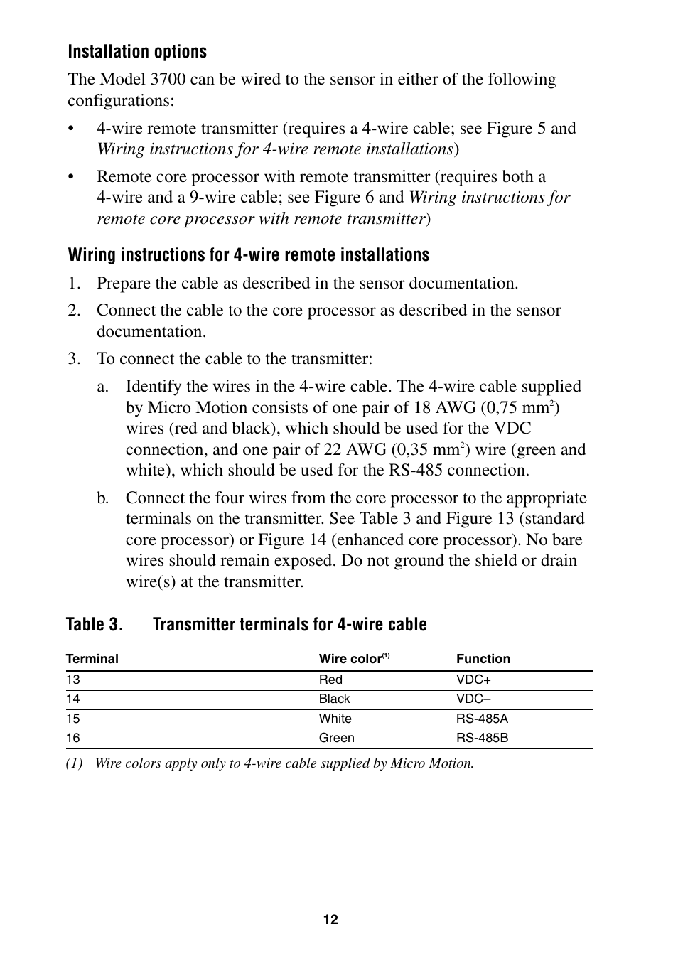 Emerson TRANSMITTER 3350 User Manual | Page 13 / 24