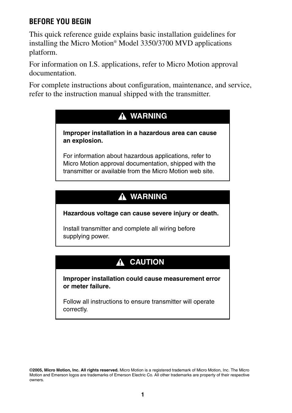 Emerson TRANSMITTER 3350 User Manual | Page 2 / 24