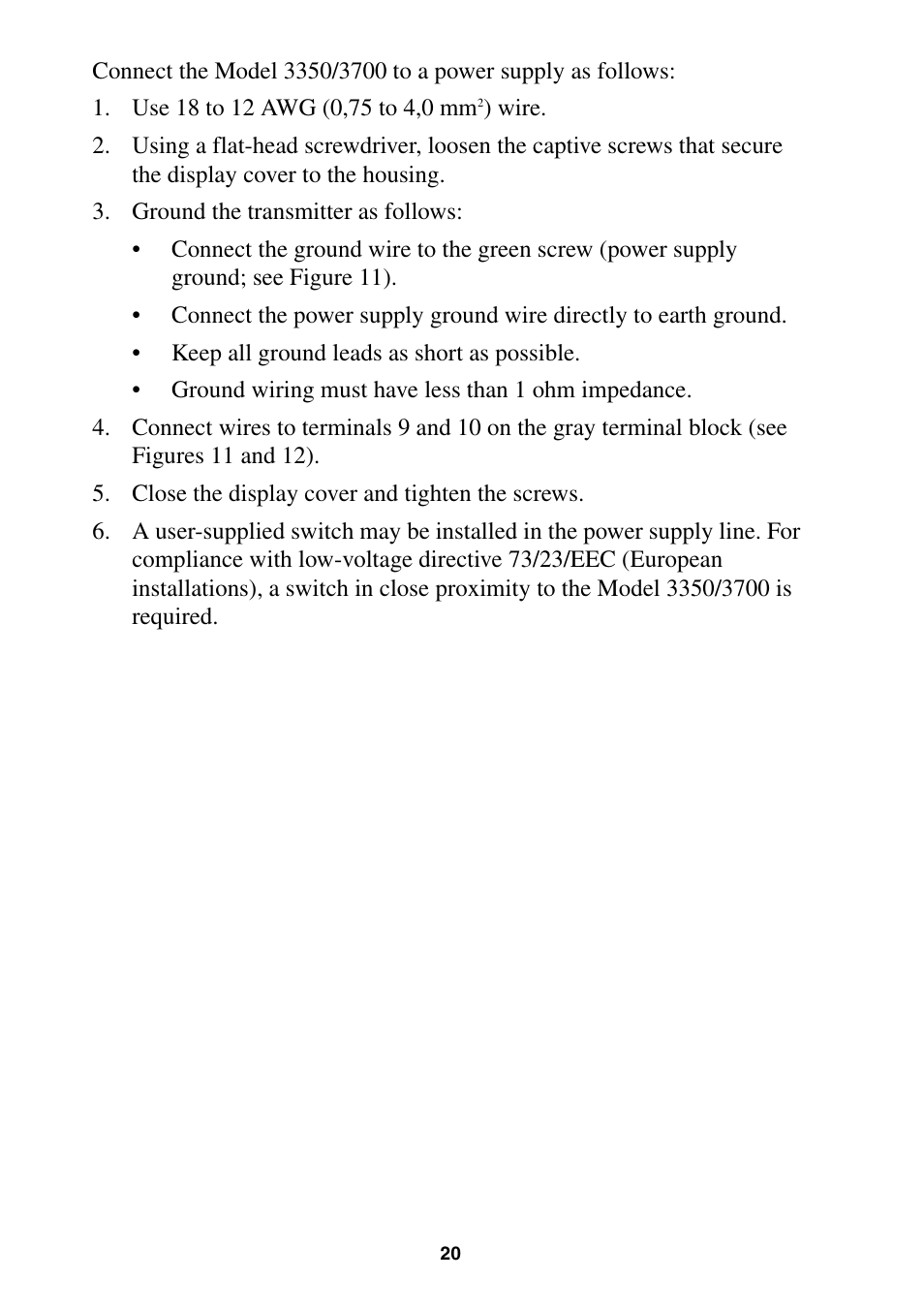 Emerson TRANSMITTER 3350 User Manual | Page 21 / 24