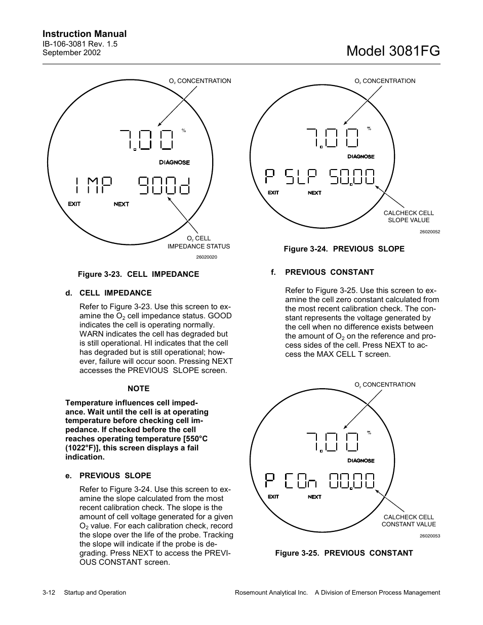 Model 3081fg, Instruction manual | Emerson 3081FG User Manual | Page 42 / 78