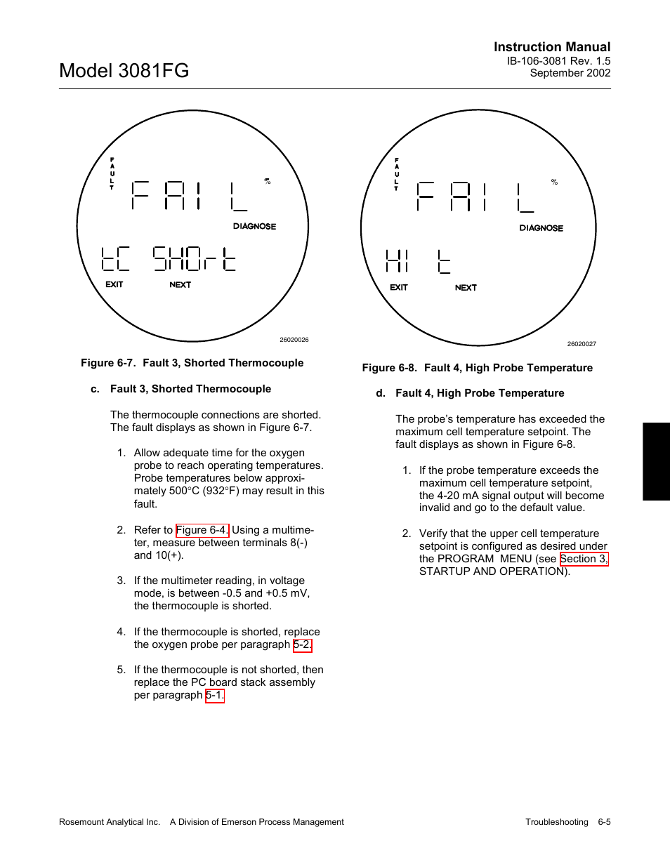 Model 3081fg | Emerson 3081FG User Manual | Page 63 / 78