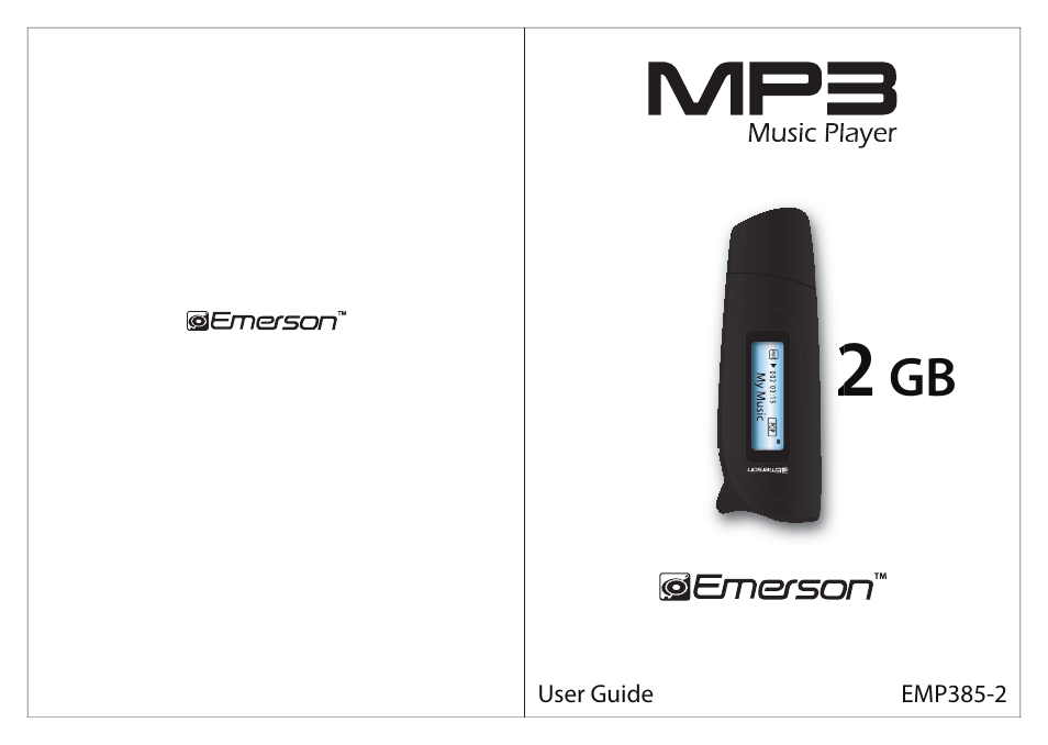 Emerson EMP385-2 User Manual | 8 pages