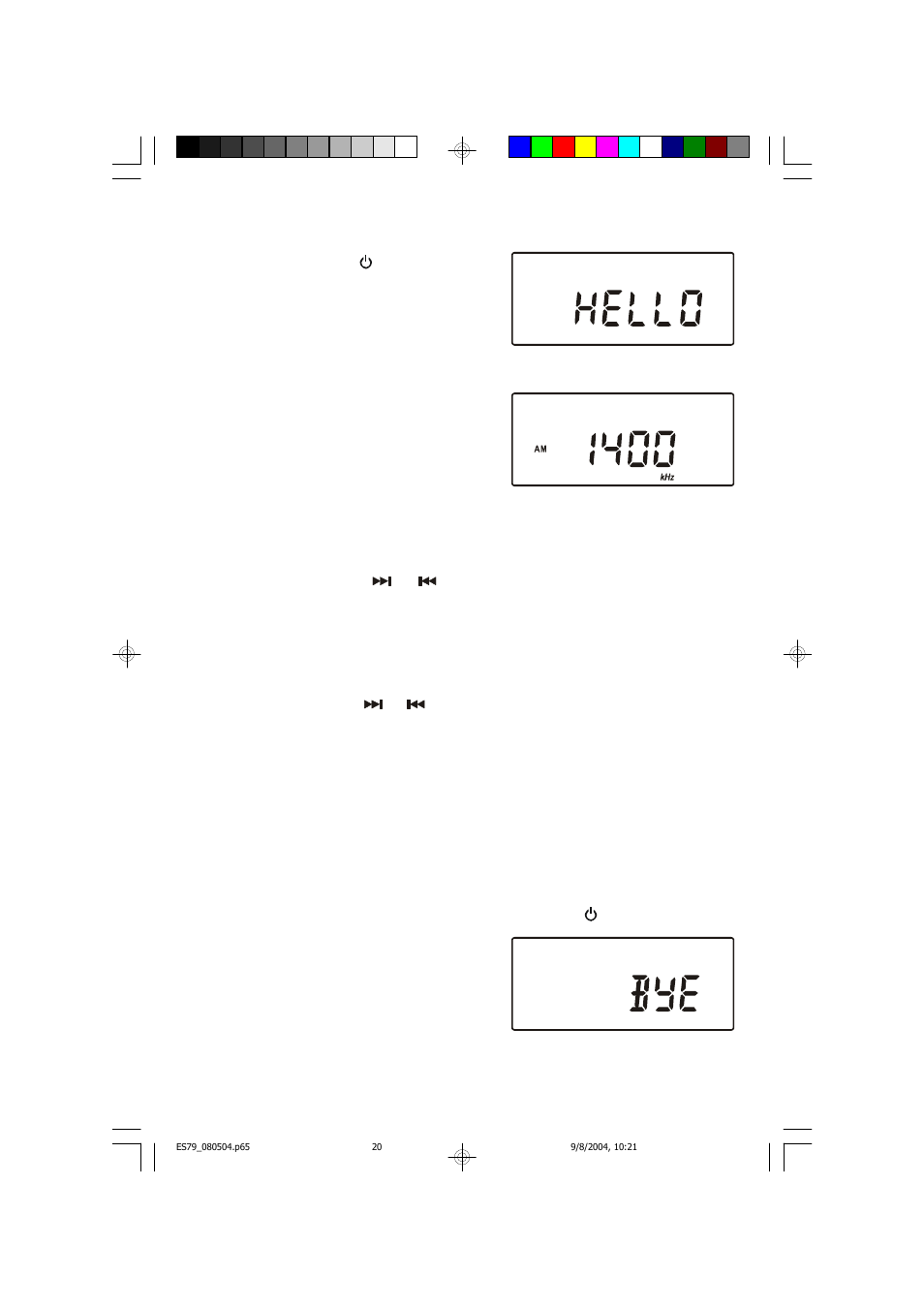 Listening to the radio | Emerson Radio ES79 User Manual | Page 21 / 42