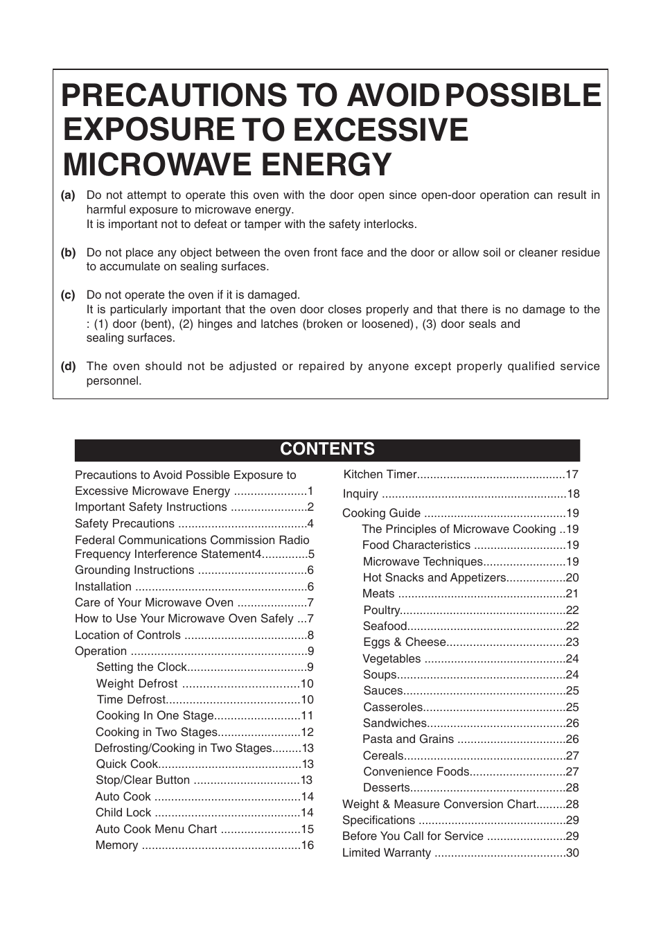 Emerson Radio MW8784SB User Manual | Page 2 / 32