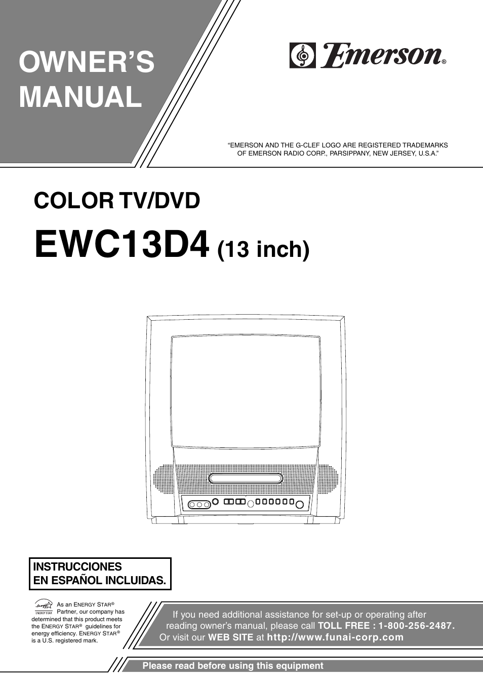 Emerson EWC13D4 User Manual | 40 pages