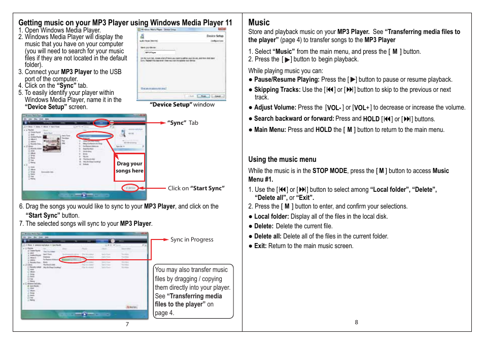 Music | Emerson EMP212-2 User Manual | Page 8 / 8
