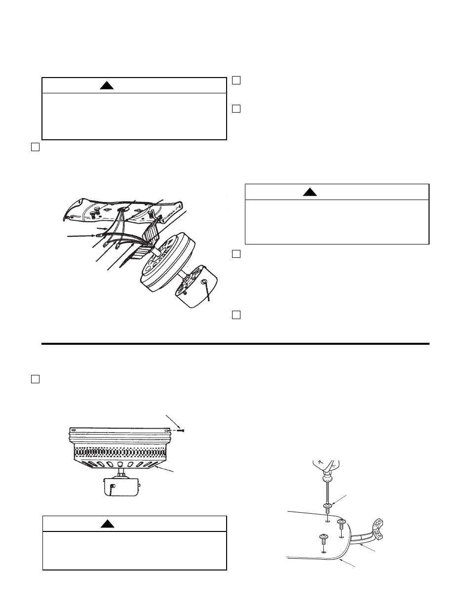 How to wire your ceiling fan, How to put your ceiling fan together, Warning | Emerson CF704SW02 User Manual | Page 5 / 8