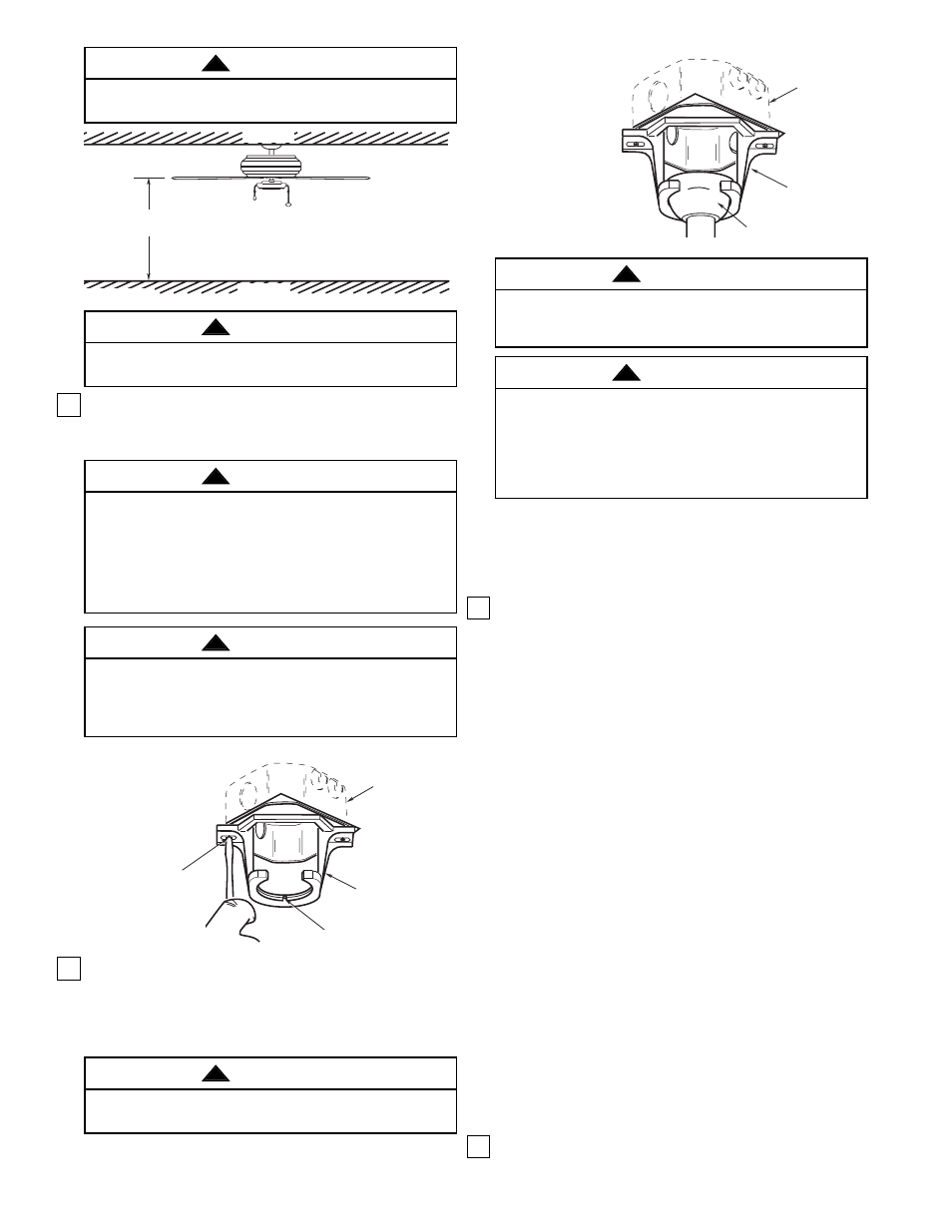 Warning | Emerson CF2300OB01 User Manual | Page 10 / 16