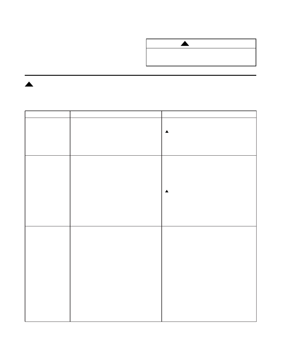 Trouble shooting, Maintenance, Warning | Emerson CF2300OB01 User Manual | Page 12 / 16