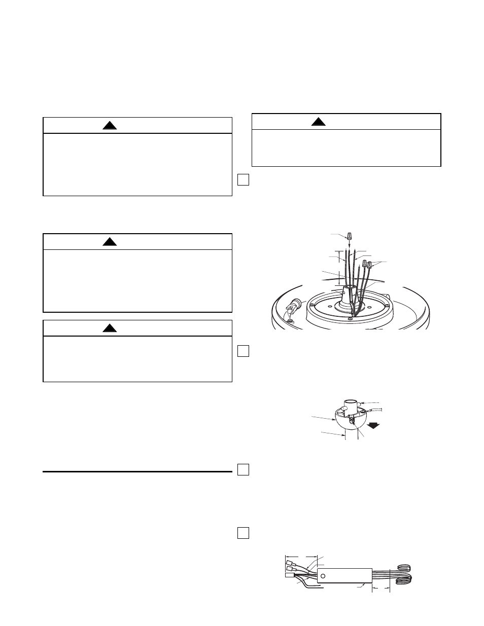 Electrical requirements, Uplight, Warning | Emerson CF2300OB01 User Manual | Page 4 / 16