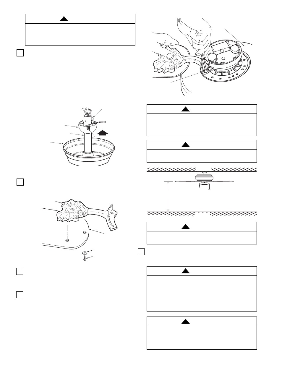 Warning | Emerson CF2300OB01 User Manual | Page 6 / 16