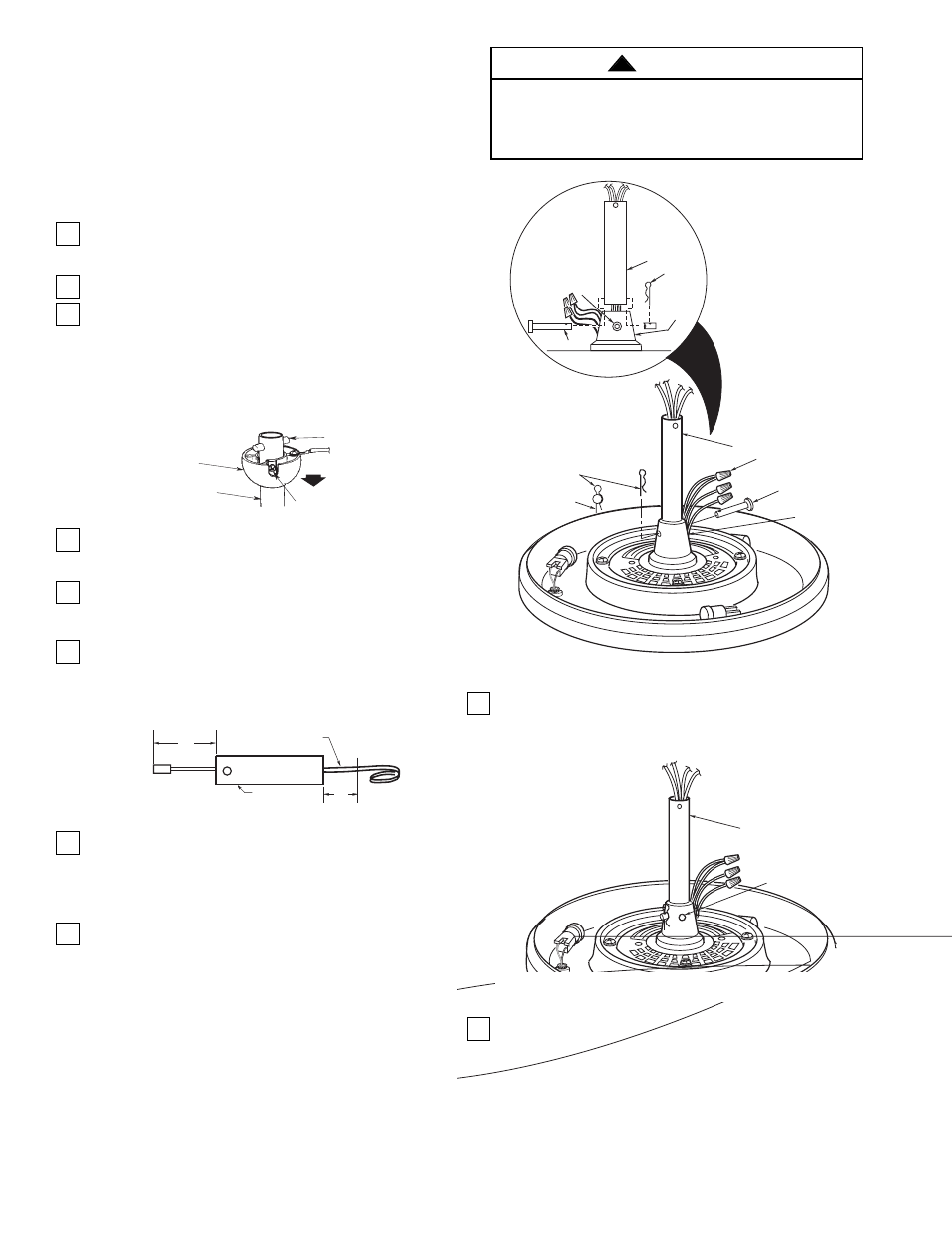Warning | Emerson CF2300OB01 User Manual | Page 8 / 16