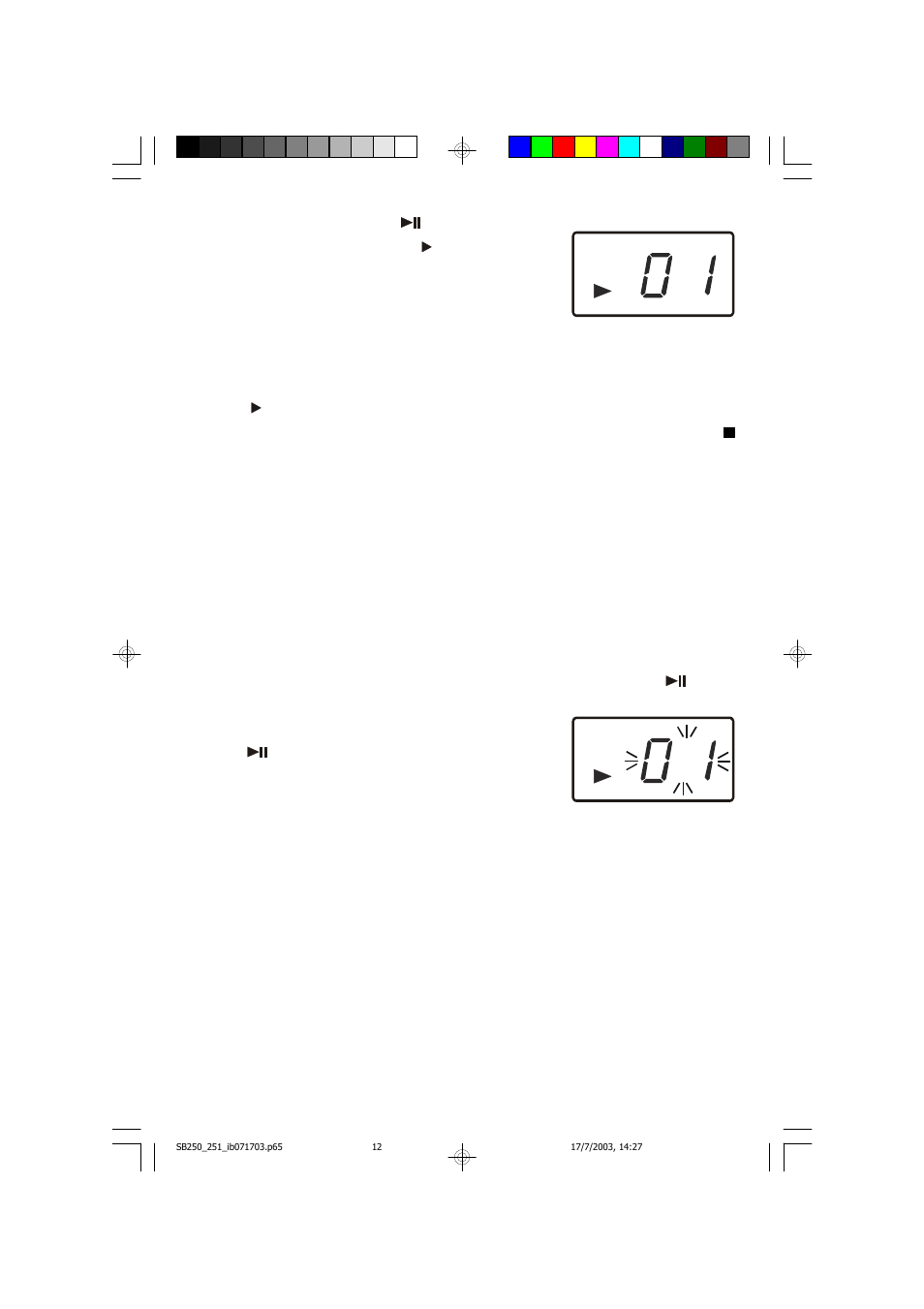 Pause control | Emerson Radio SB251 User Manual | Page 13 / 22