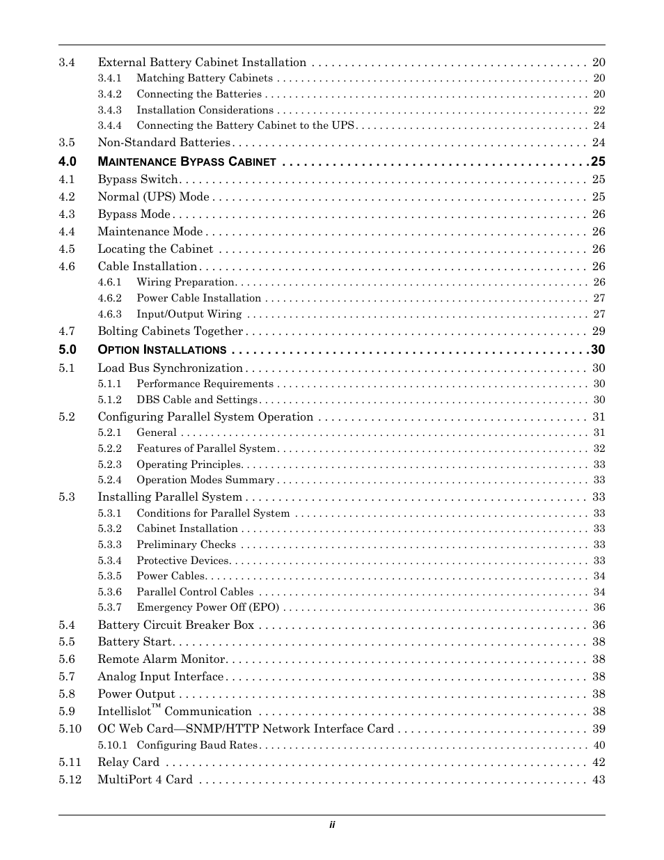 Emerson Liebert NX 10-30kVA User Manual | Page 4 / 112
