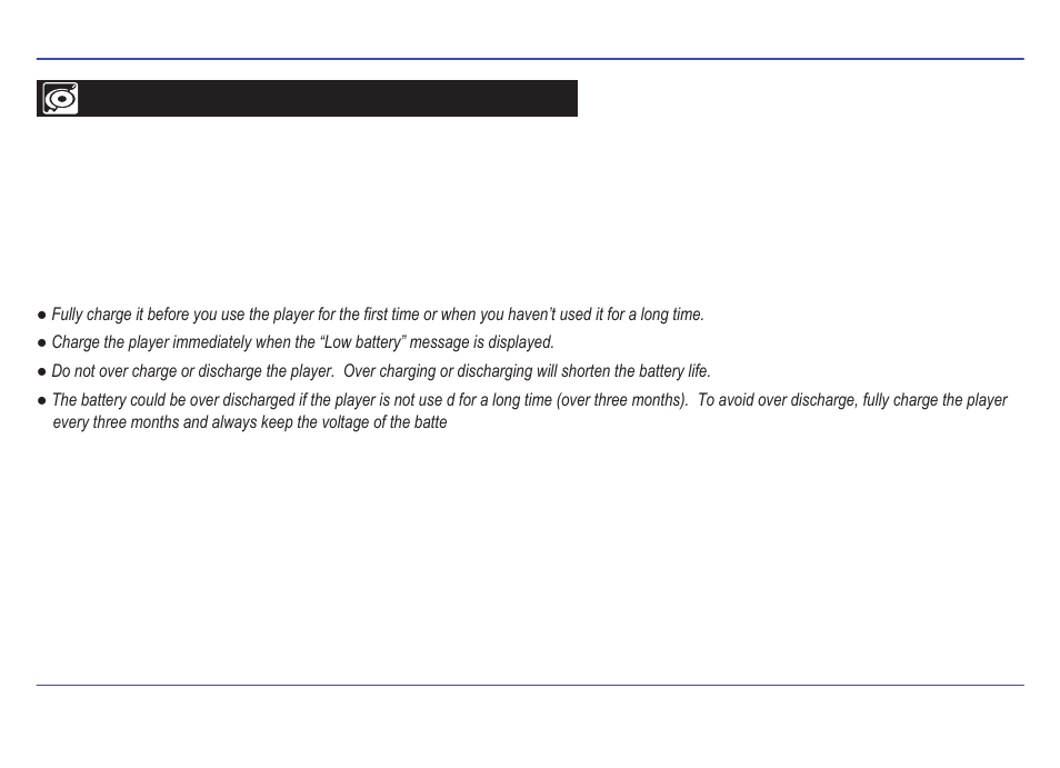 Charging the battery, Important | Emerson EMP413-2 User Manual | Page 10 / 31