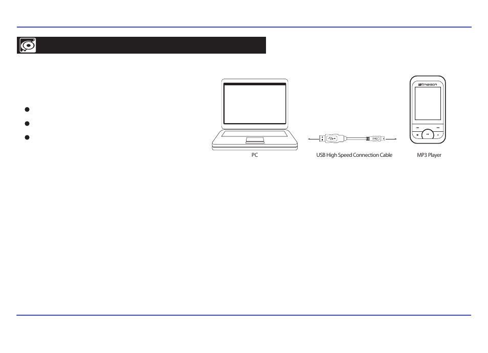 Connecting to a computer, System requirements, Pc connection | Emerson EMP413-2 User Manual | Page 8 / 31