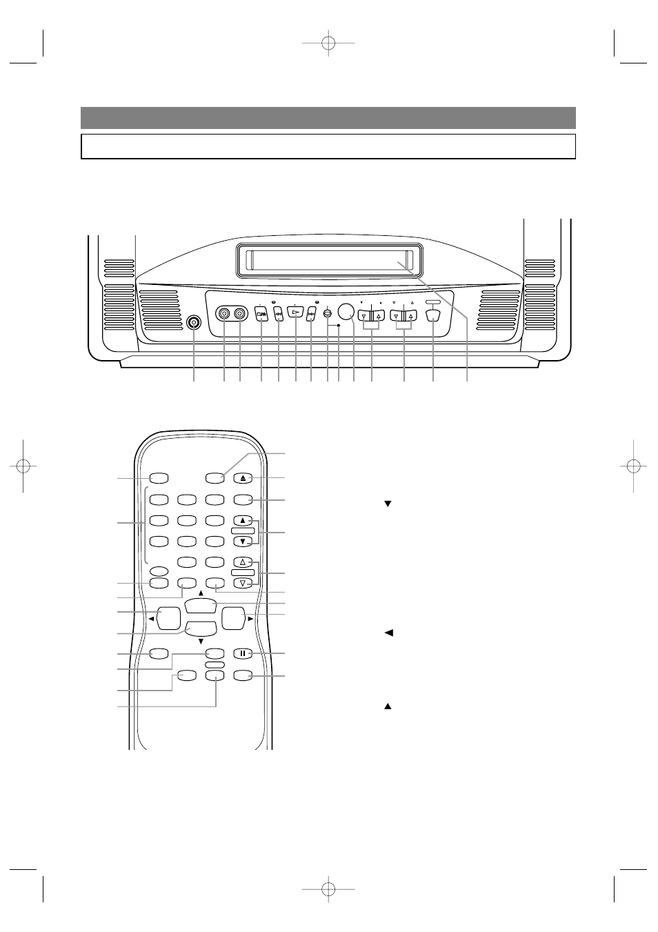 Controles de operación y sus funciones, Panel delantero - - control remoto | Emerson EWC1301 User Manual | Page 28 / 32