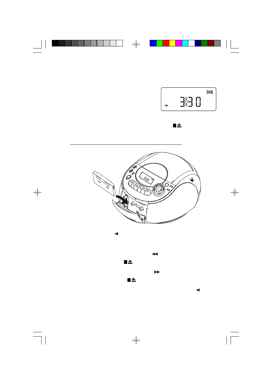 Playing cassette tapes | Emerson Radio PD3812 User Manual | Page 21 / 30