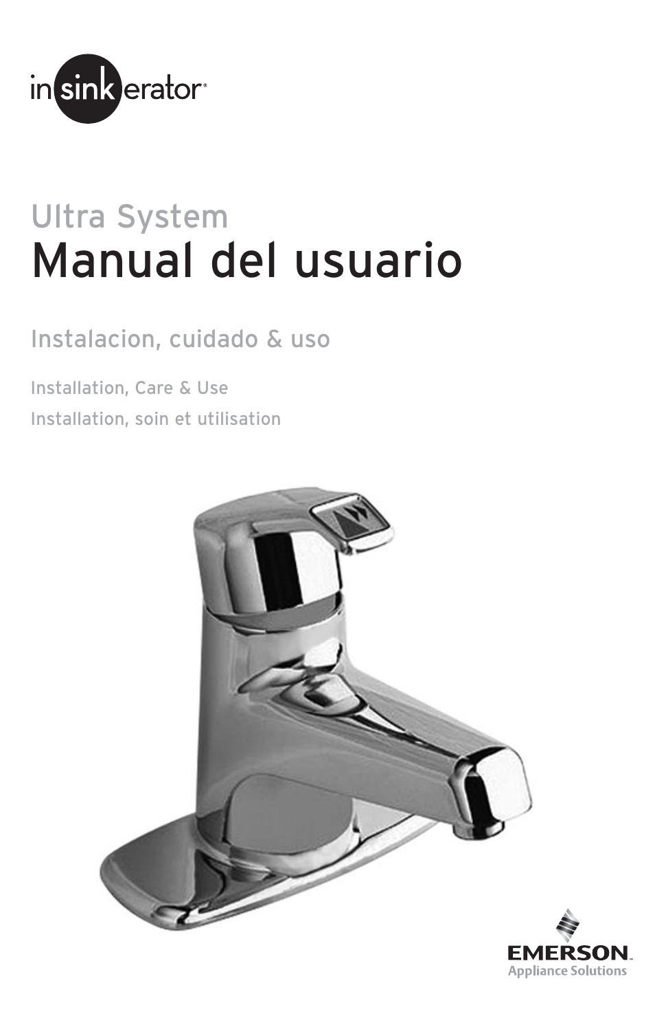 Manual del usuario, Ultra system | Emerson UW User Manual | Page 11 / 31
