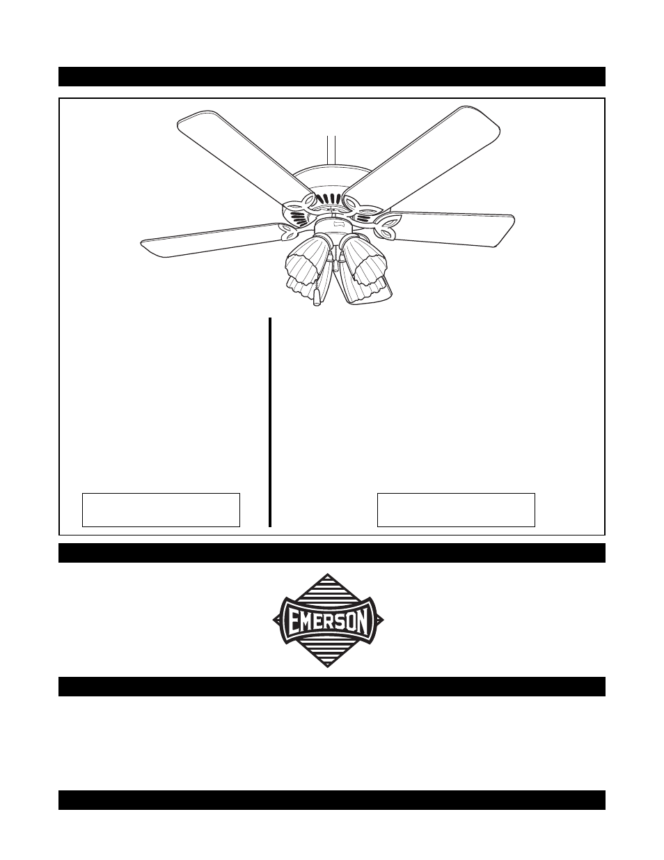Emerson CF711PBOO User Manual | 12 pages