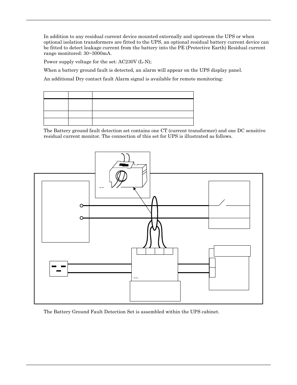 6 battery ground fault detection, Battery ground fault detection, Table 27 | Bcb or contactor battery batt-n | Emerson Liebert NX 50 and 60 Hz User Manual | Page 120 / 132