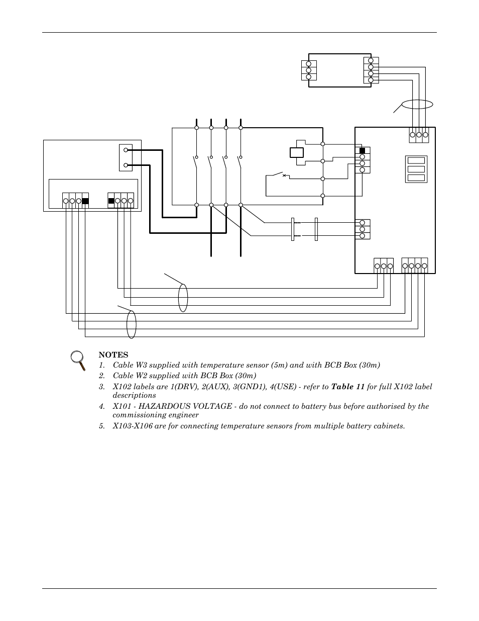 Figure 25 battery circuit breaker box connection, Figure 25, Figures 25 | Emerson Liebert NX 50 and 60 Hz User Manual | Page 54 / 132