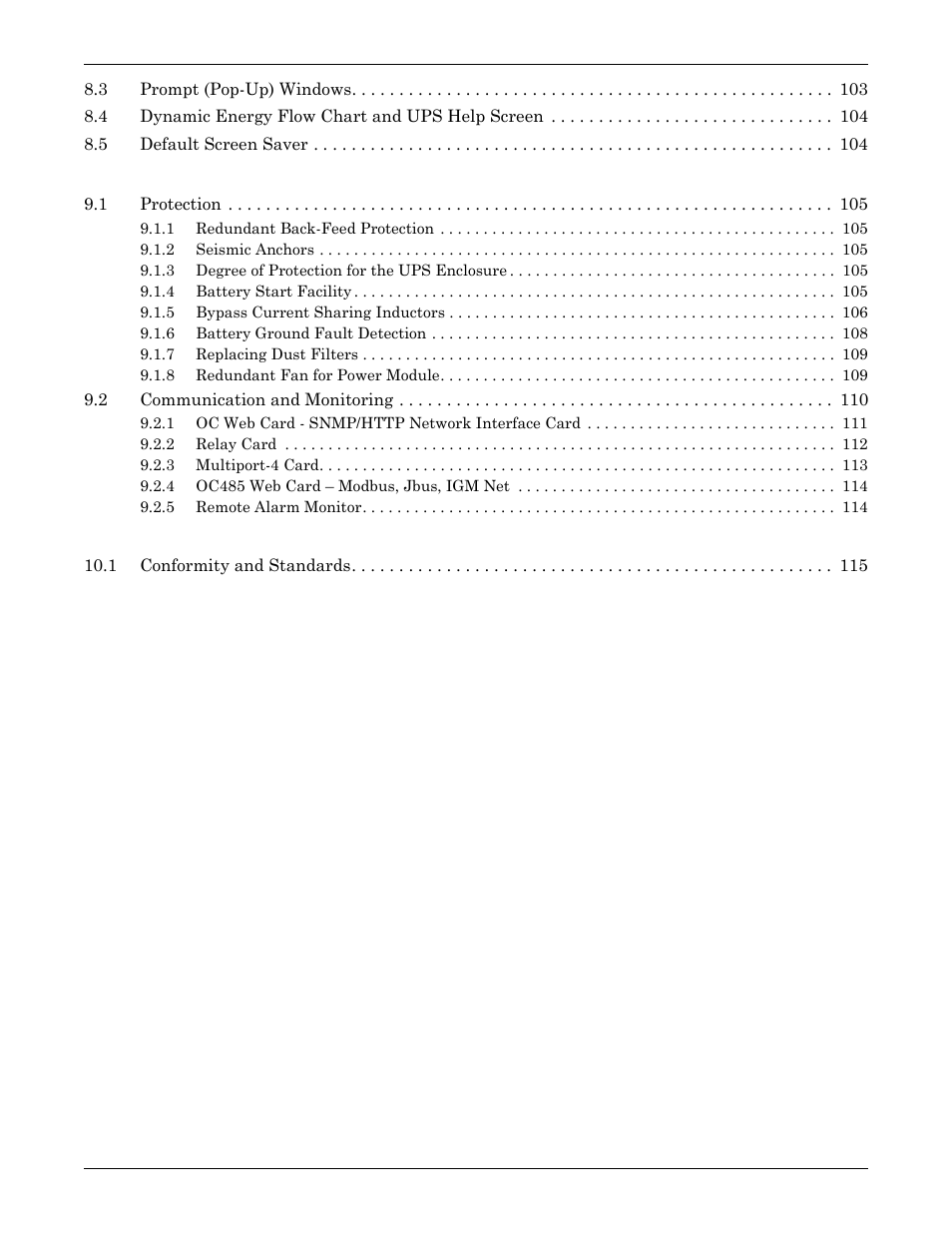 Emerson Liebert NX 50 and 60 Hz User Manual | Page 6 / 132