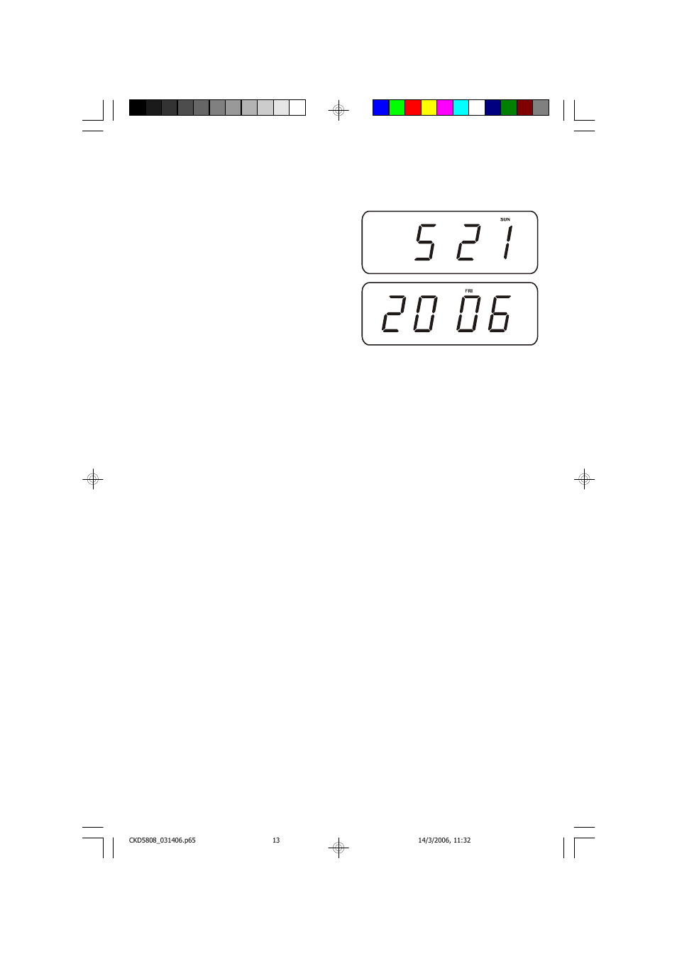 Date display, Year display, Daylight saving and leap year adjustments | Important daylight saving time information | Emerson Radio CKD5808 User Manual | Page 14 / 39