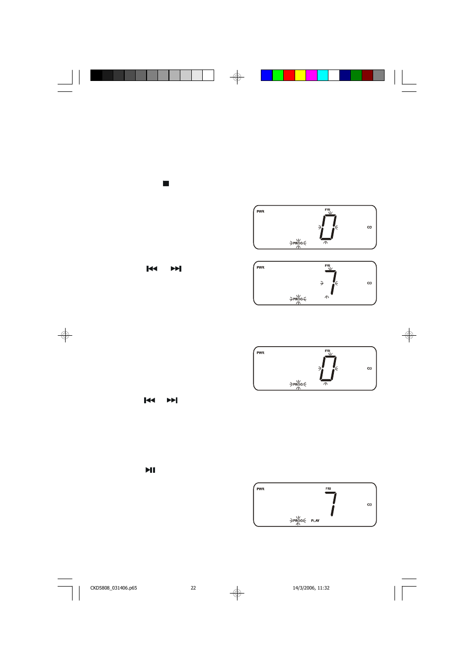 Programmed playback | Emerson Radio CKD5808 User Manual | Page 23 / 39