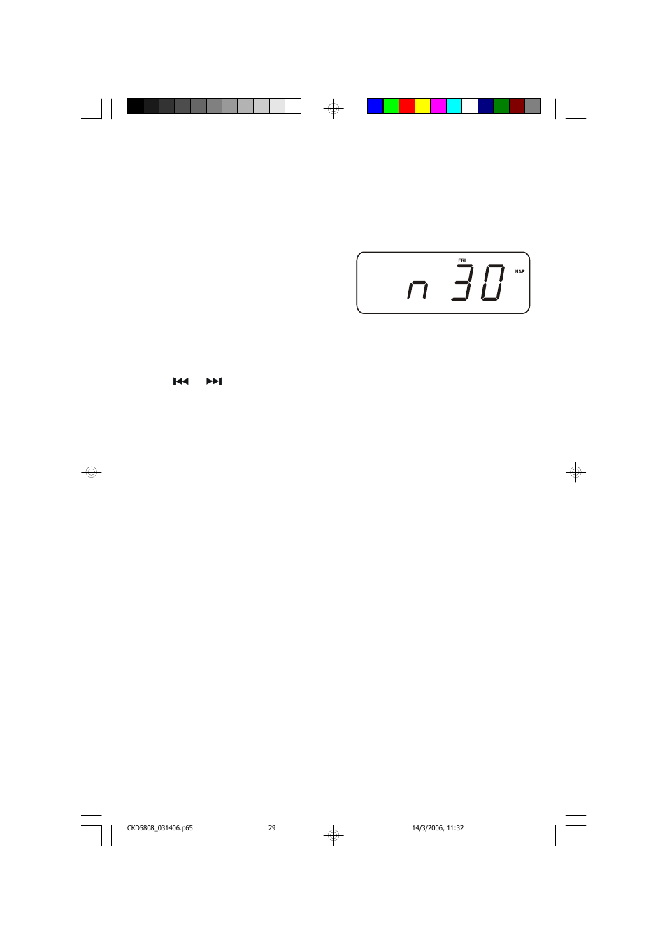 Nap timer (buzzer alarm only), Dimmer control | Emerson Radio CKD5808 User Manual | Page 30 / 39