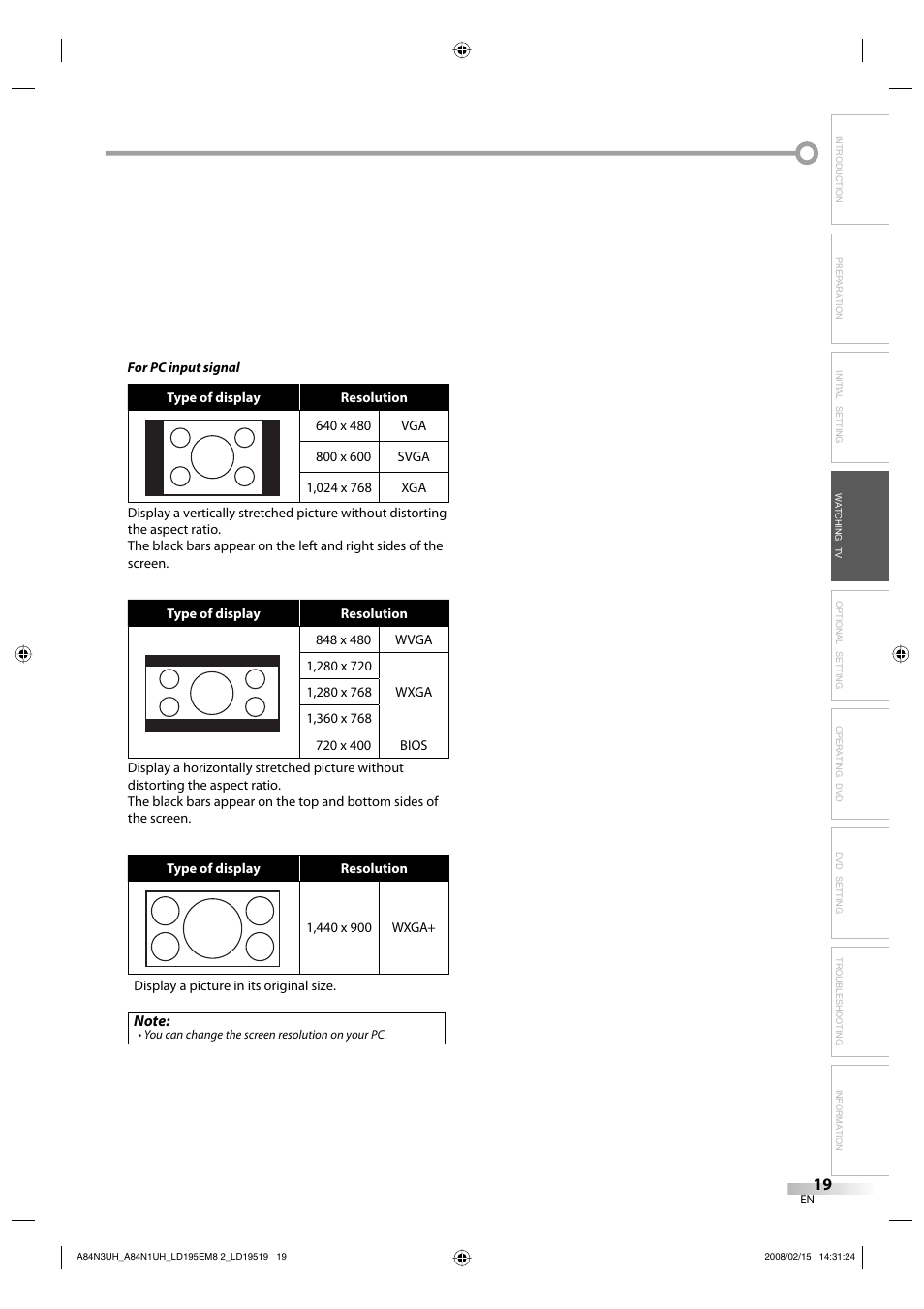 Emerson LD195EM8 7 User Manual | Page 19 / 96