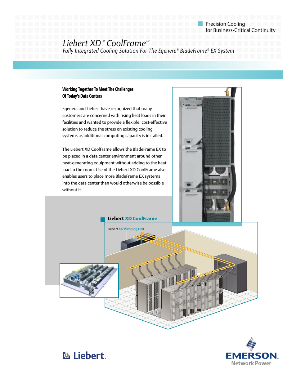 Emerson Liebert XD CoolFrame User Manual | 4 pages