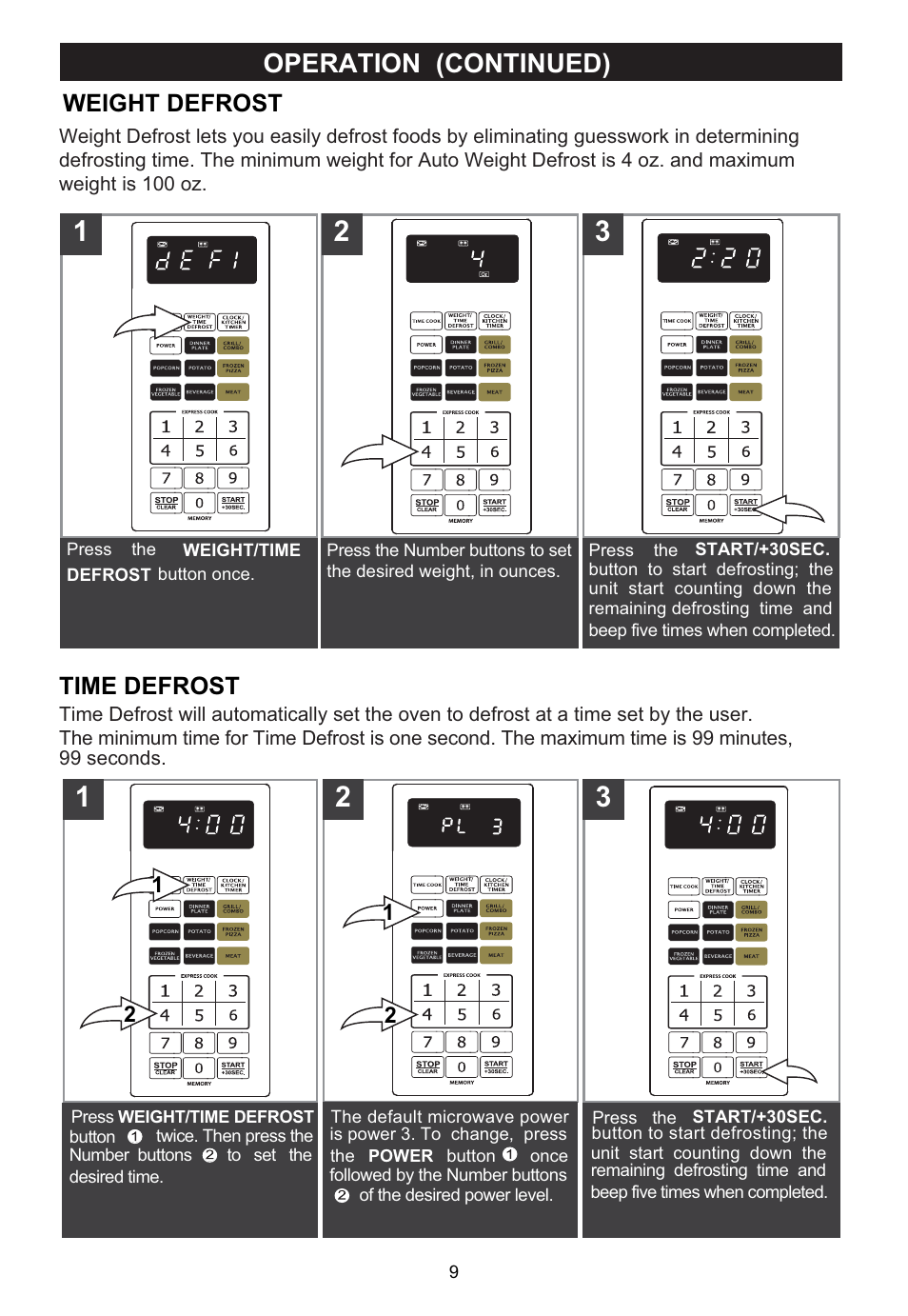 Emerson MWG9115SL User Manual | Page 10 / 30