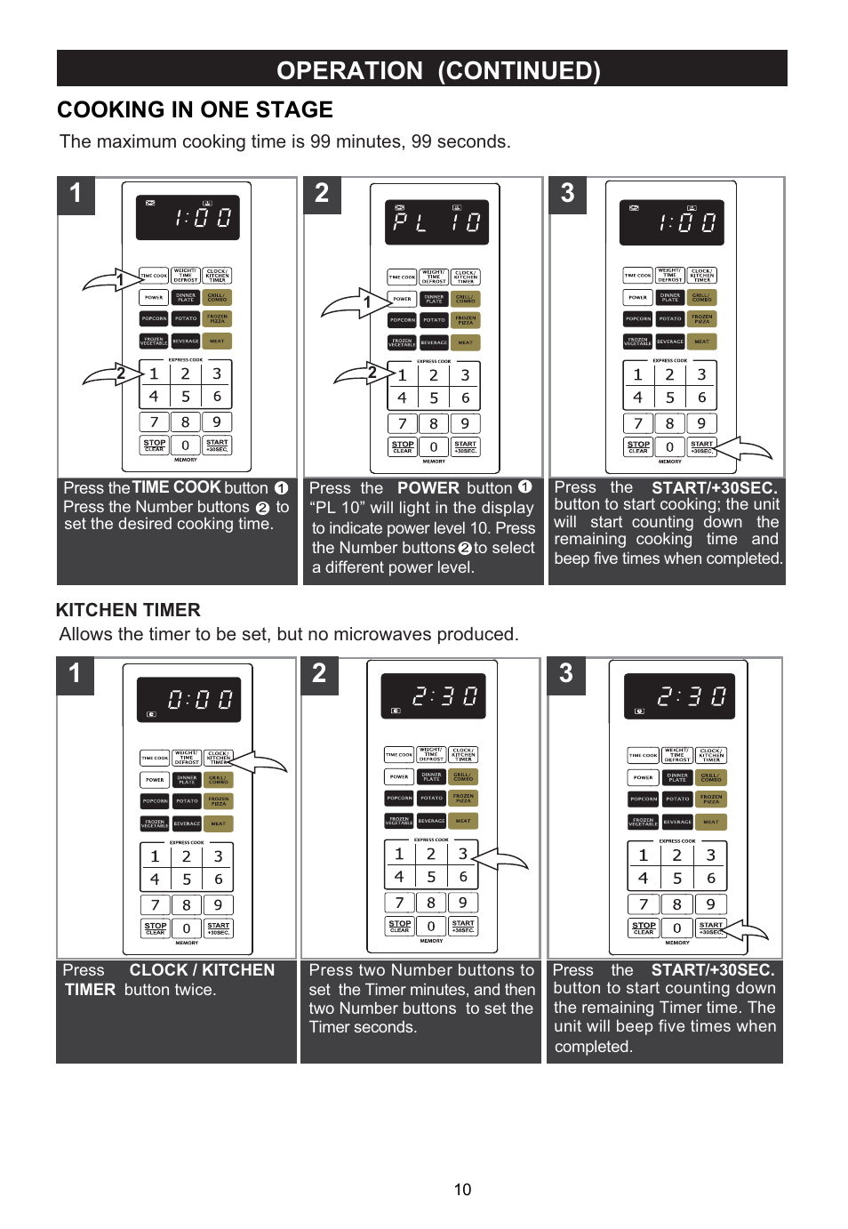 Emerson MWG9115SL User Manual | Page 11 / 30