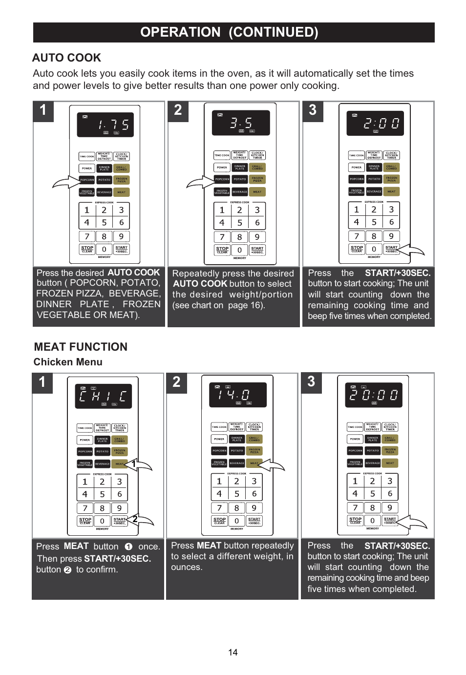 Emerson MWG9115SL User Manual | Page 15 / 30