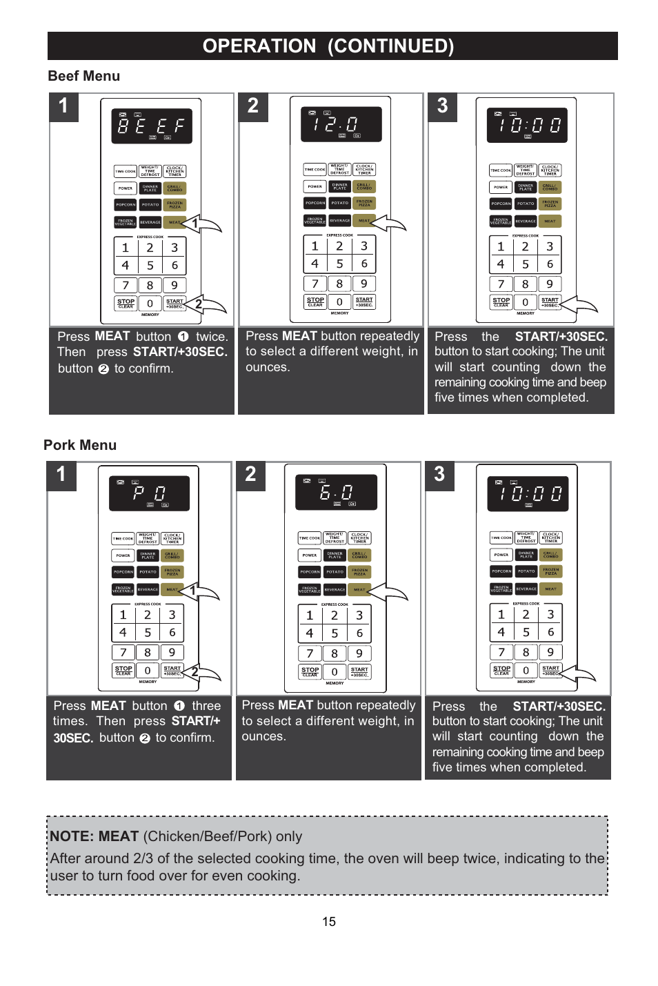 Emerson MWG9115SL User Manual | Page 16 / 30