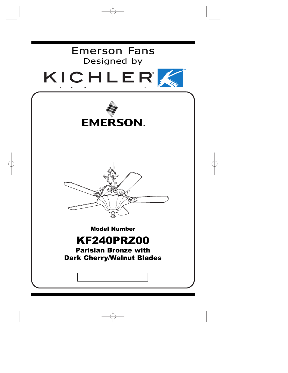 Emerson KF240PRZ00 User Manual | 20 pages