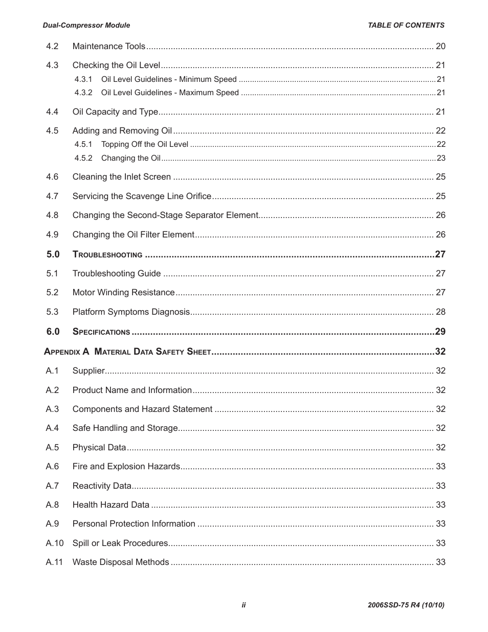Emerson SCROLL SZO44 User Manual | Page 4 / 42