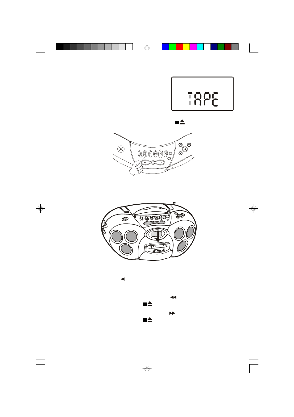 Playing cassette tapes | Emerson Radio PD6850 User Manual | Page 22 / 30