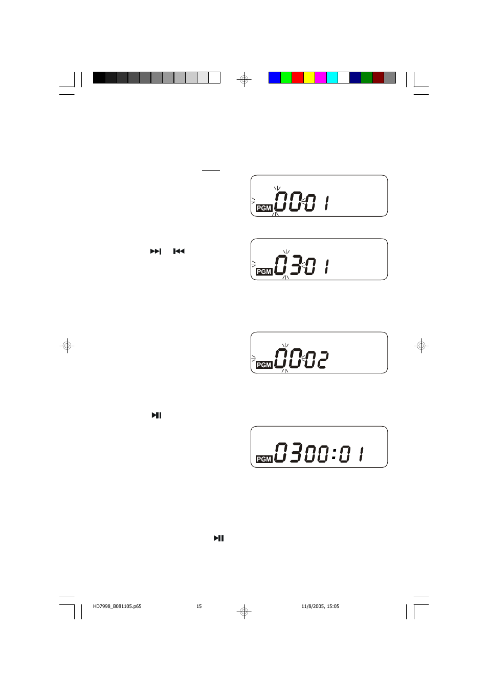 Programmed playback | Emerson Radio HD7998 User Manual | Page 16 / 19