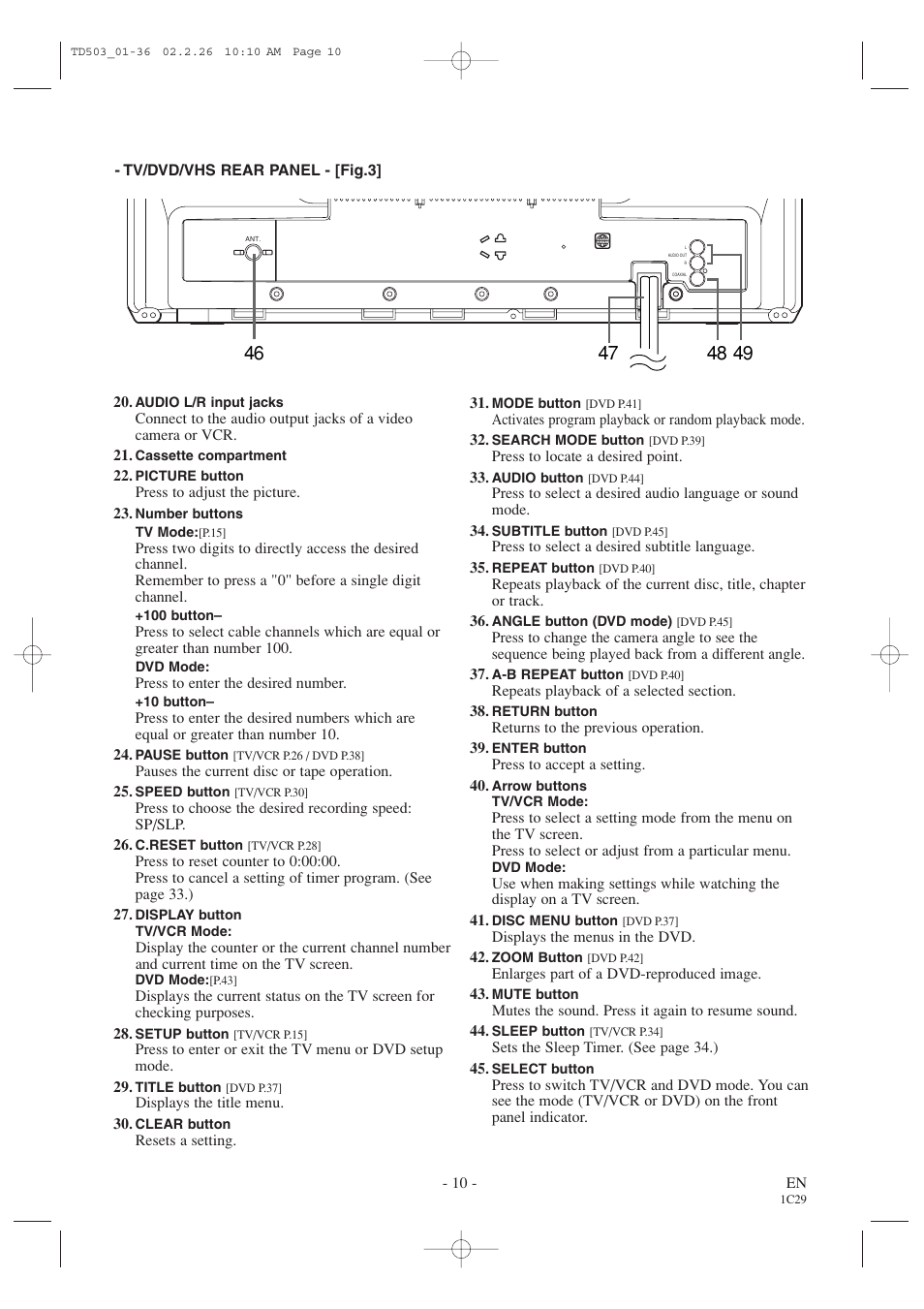 Emerson EWC19T2 User Manual | Page 10 / 64